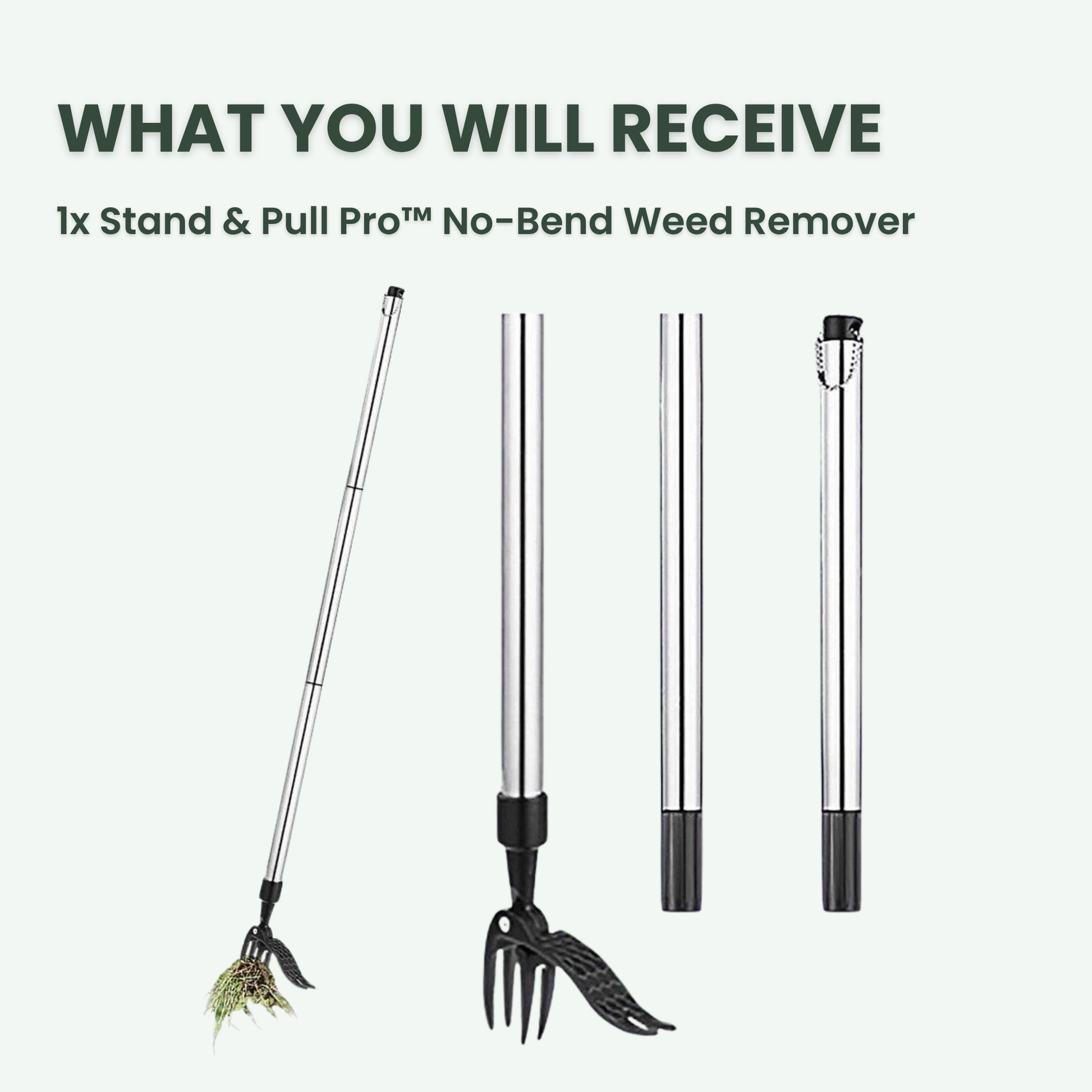 Stand & Pull Pro™ No-Bend Weed Remover