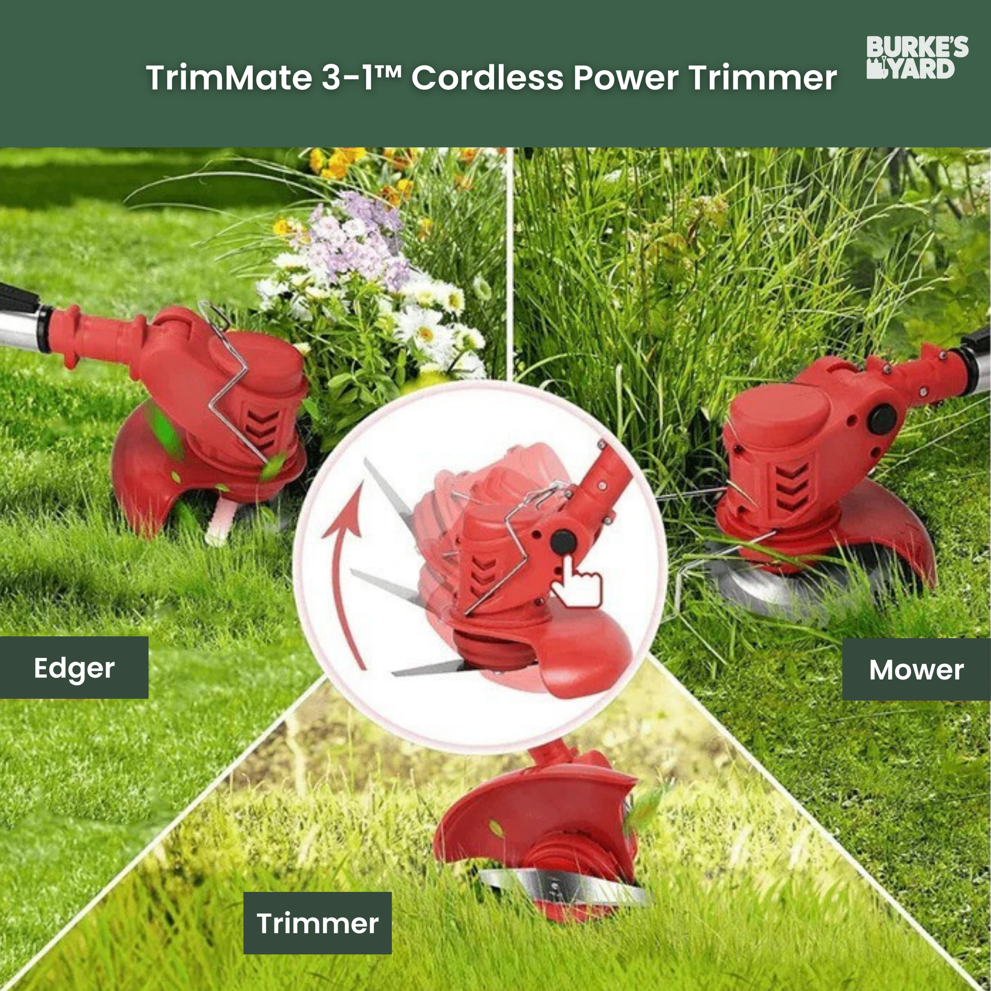 TrimMate 3-in-1™ Cordless Power Trimmer